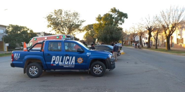 Un hombre de Maciel herido tras un accidente en pleno centro