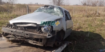Indignación: desmantelaron el auto que volcó en San Genaro