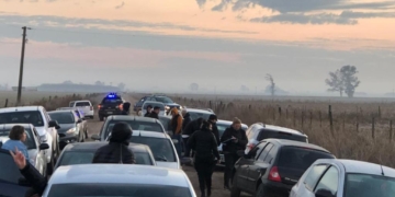 Más de 200 jóvenes retenidos en San Genaro por una fiesta en zona rural