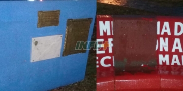 Vandalismo y robo en una plaza de San Genaro: la Municipalidad presentó una denuncia