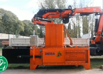 San Genaro: el GIRSU recibió una prensa de alta densidad para el tratamiento de residuos