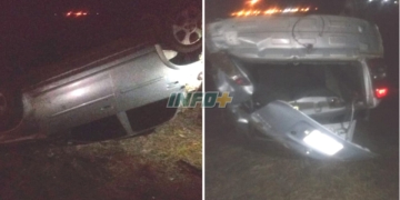 Vuelco y milagro en Maciel: un joven resultó ileso