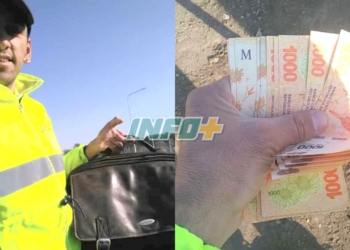 Un trabajador de Barrancas encontró un importante maletín, lo devolvió y fue recompensado
