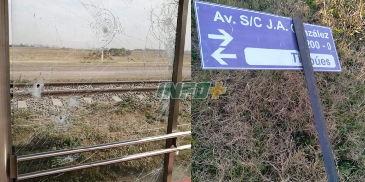 Vandalismo en Timbúes: destrozaron una garita y tiraron el cartel de la calle de un ex combatiente de Malvinas