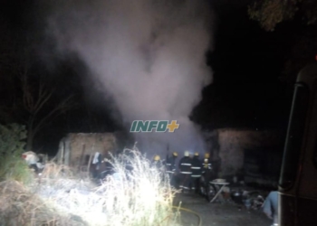 Se quemó una precaria vivienda en la zona rural de Clarke