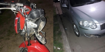 Fuerte choque en Timbúes: una joven resultó herida