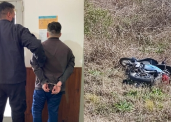 Robó un moto en San Genaro, manejó con muletas y lo detuvieron en Díaz