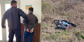 Robó un moto en San Genaro, manejó con muletas y lo detuvieron en Díaz