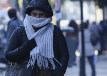 Alerta violeta en la región: temperaturas muy bajas y vientos fuertes