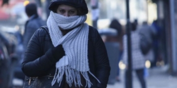 Alerta violeta en la región: temperaturas muy bajas y vientos fuertes