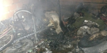 San Genaro: un vecino sufrió graves quemaduras tras incendiarse su casa