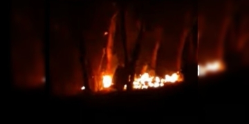 Tragedia en Correa: un hombre murió al incendiarse una precaria vivienda