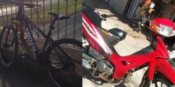 Robos en Oliveros: se llevaron una moto y una bici de dos viviendas