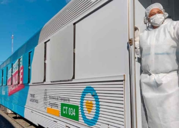 Serodino gestiona la llegada del tren sanitario a la región