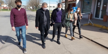 Mirabella, Mastaler y Fermani recorrieron juntos instituciones de San Genaro