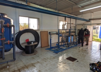 Tras la bajante, Díaz pondrá a funcionar la planta de ósmosis para beber agua segura