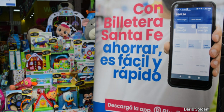 Por el Día del Niño, ampliaron el uso de Billetera Santa Fe en jugueterías y librerías