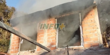 Incendio en Andino: el club y la escuela de La Ribera reciben donaciones para la familia afectada