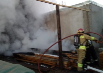 Se incendió una maderera en San Genaro