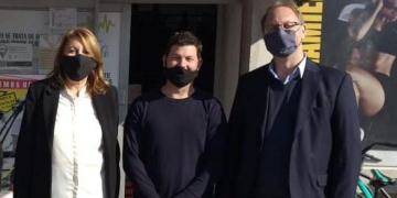 Marcos Tomas y Mónica Fein visitaron el Club Atlético Totoras Juniors