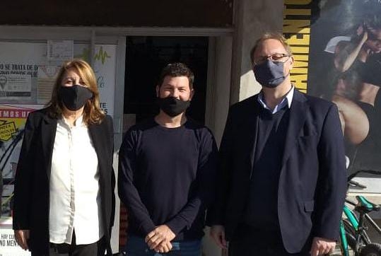 Marcos Tomas y Mónica Fein visitaron el Club Atlético Totoras Juniors