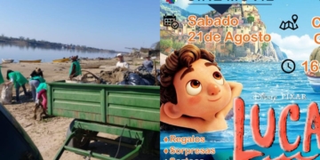 Limpieza del río y cine gratis para los chicos: un sábado diferente en Gaboto