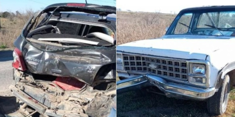 Tres vehículos chocaron y dos mujeres de Barrancas resultaron heridas