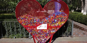 Monje: tras la votación de vecinos, instalarán un corazón para recolectar tapitas