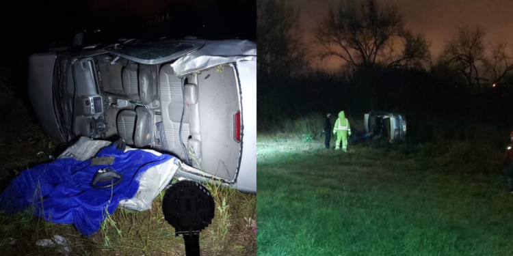 Murió una joven que volcó con su auto en autopista