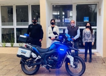 Sumaron una moto 0 KM para la Comisaría de Andino y gestionan un «comando regional»