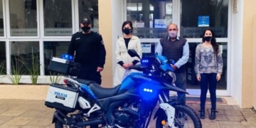 Sumaron una moto 0 KM para la Comisaría de Andino y gestionan un «comando regional»