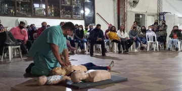 Brindaron un curso gratuito de RCP en Gaboto: «Se pueden salvar muchas vidas»