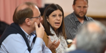 Clara García en San Lorenzo: «Queremos defender la producción y el trabajo de los santafesinos»