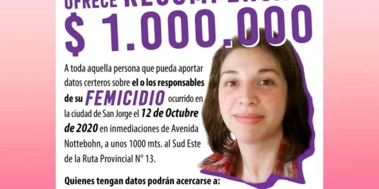 Recompensa por el femicidio de Flor, nacida en Monje: su familia pide difusión