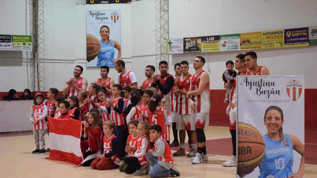 El Club Maciel homenajeó a Agustina Bazán con una gigantografía en el  Coloso de Cristal – INFO MAS