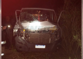 Oliveros: un furgón impactó contra un camión en autopista