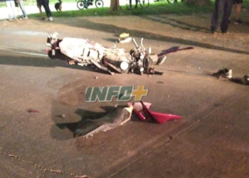 Tragedia en Timbúes: un joven de Oliveros murió al chocar una moto y un camión