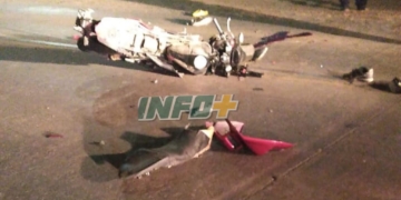 Tragedia en Timbúes: un joven de Oliveros murió al chocar una moto y un camión