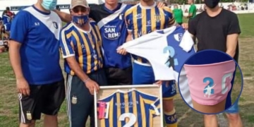 El CARJU homenajeó a «Chori» Zanatta en el partido contra Belgrano de Serodino