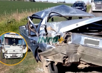 Fuerte choque en Ruta 91: un macielense herido