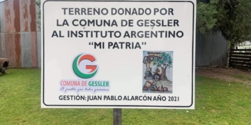 La Comuna de Gessler donó un terreno al Instituto Folklórico Argentino “Mi Patria”