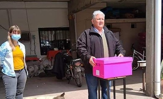 Timbúes: sortearon dos viviendas para trabajadores comunales