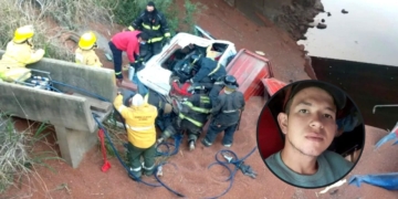 Tragedia en autopista: falleció el camionero que cayó a un arroyo