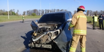San Genaro: una camioneta impactó contra un camión en rutas 34 y 65