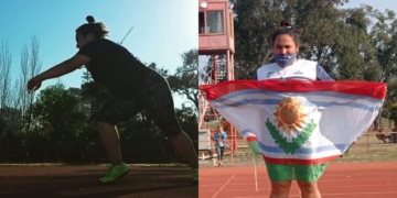 Orgullo de Clarke: Martina logró el 4to puesto del Sudamericano en lanzamiento de bala