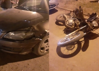 Tras un choque en Gaboto, un vecino sufrió fractura expuesta en una pierna
