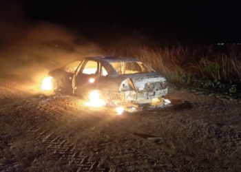 Pérdidas totales: se quemó un auto camino a La Boca de Monje