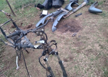 Robaron una moto y fue encontrada totalmente desarmada