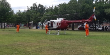 Timbúes: salvaron con RCP a una abuela que se descompensó en autopista