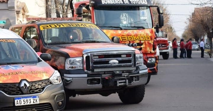 Bomberos sofocaron un principio de incendio en una casa de Totoras